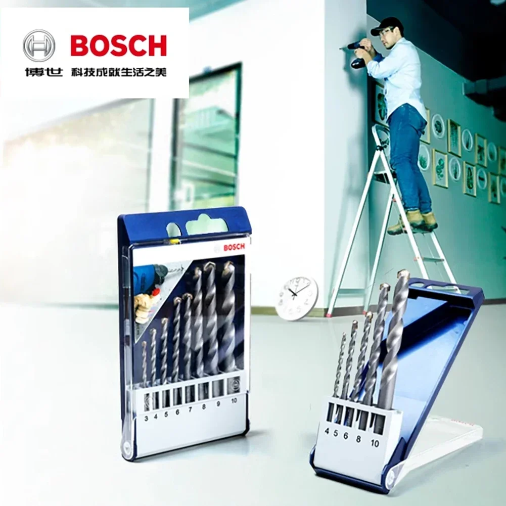 Drill Bit Set - ボッシュプロフェッショナル多機能インパクトドリルビット 家庭用コンクリート・レンガ壁穴あけ用三角シャンク石材ビットセット