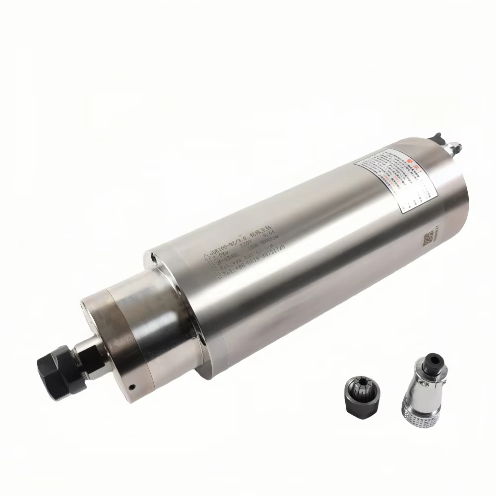 Spindle Motor - 3Kw低速穴あけ・フライス加工CNCスピンドルモーター GDK105-9Z/3.0