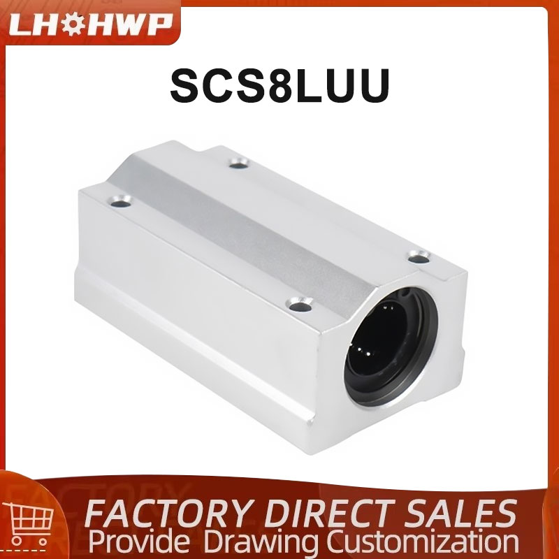 Lm8Uu Bearing - 1pc SC8LUU SCS8LUU 8 ミリメートルロングタイプリニアボールベアリングブロック CNC