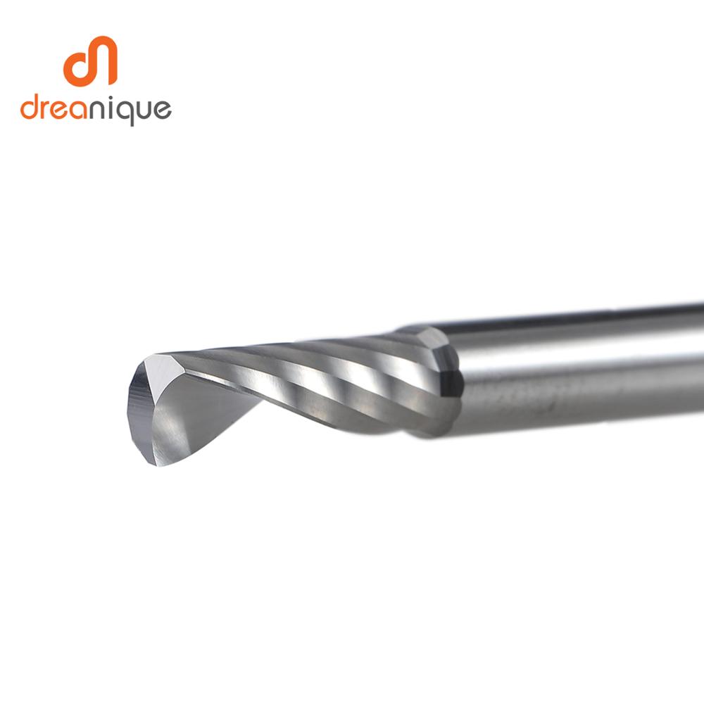 1pc AAAAA シングルフルートスパイラルエンドミルアル - End Mill Set のレビューと価格