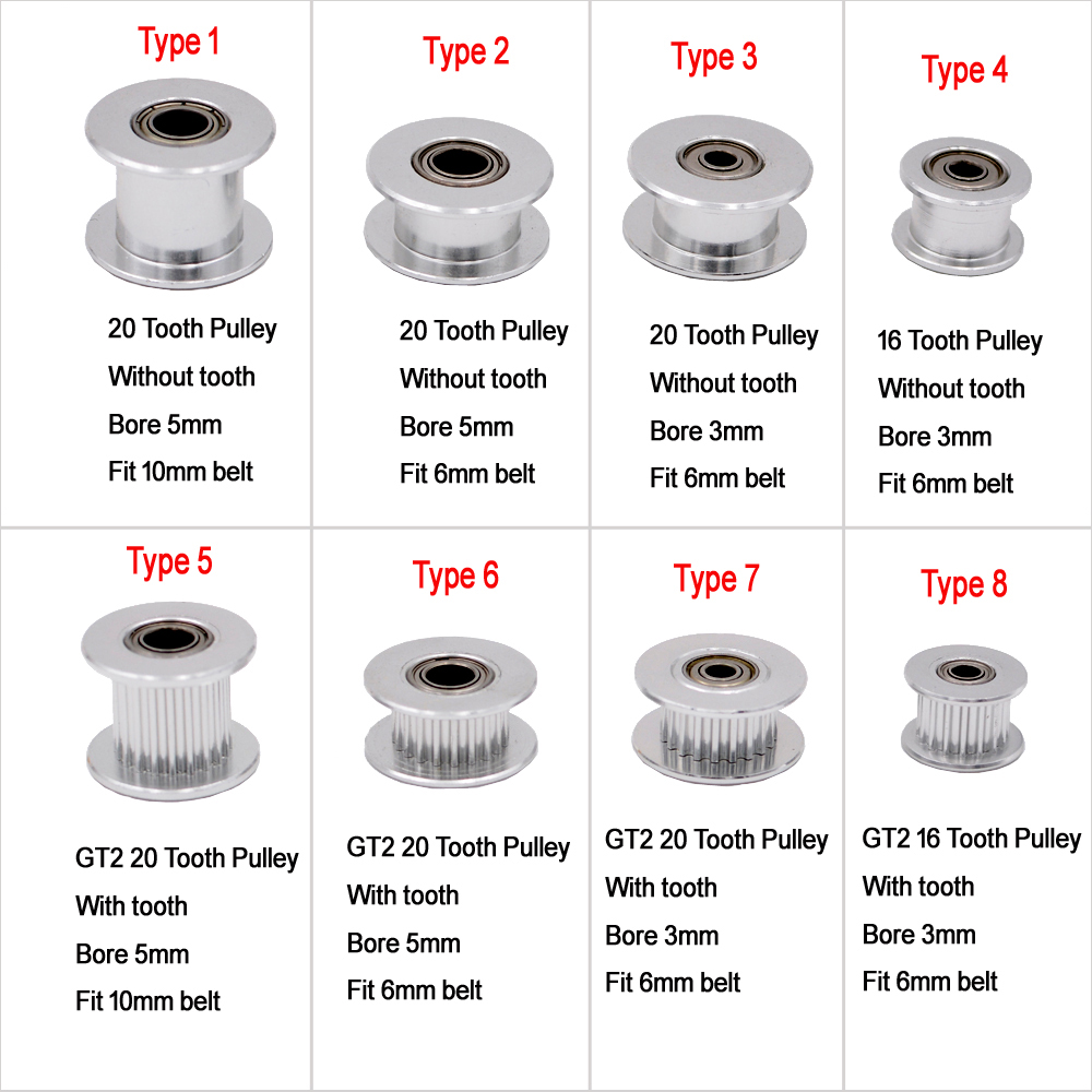 タイミングベルト,gt2,3mmまたは5mm,10個,3Dプ - Gt2 Pulley のレビューと価格