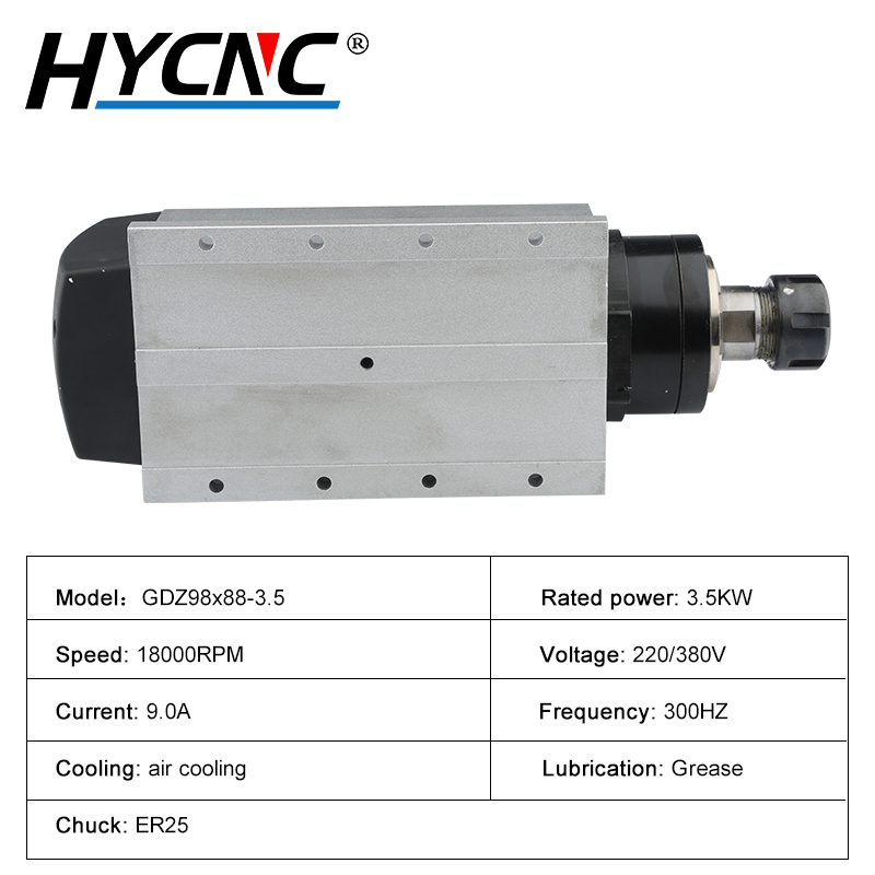 華江 3.5kw スピンドル 空冷式 ベルトフランジ 180 - Spindle Motor のレビューと価格