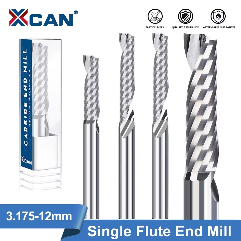 Xcan-フライス加工機用CNCフライス盤,1個,シングルフ - End Mill Set のレビューと価格