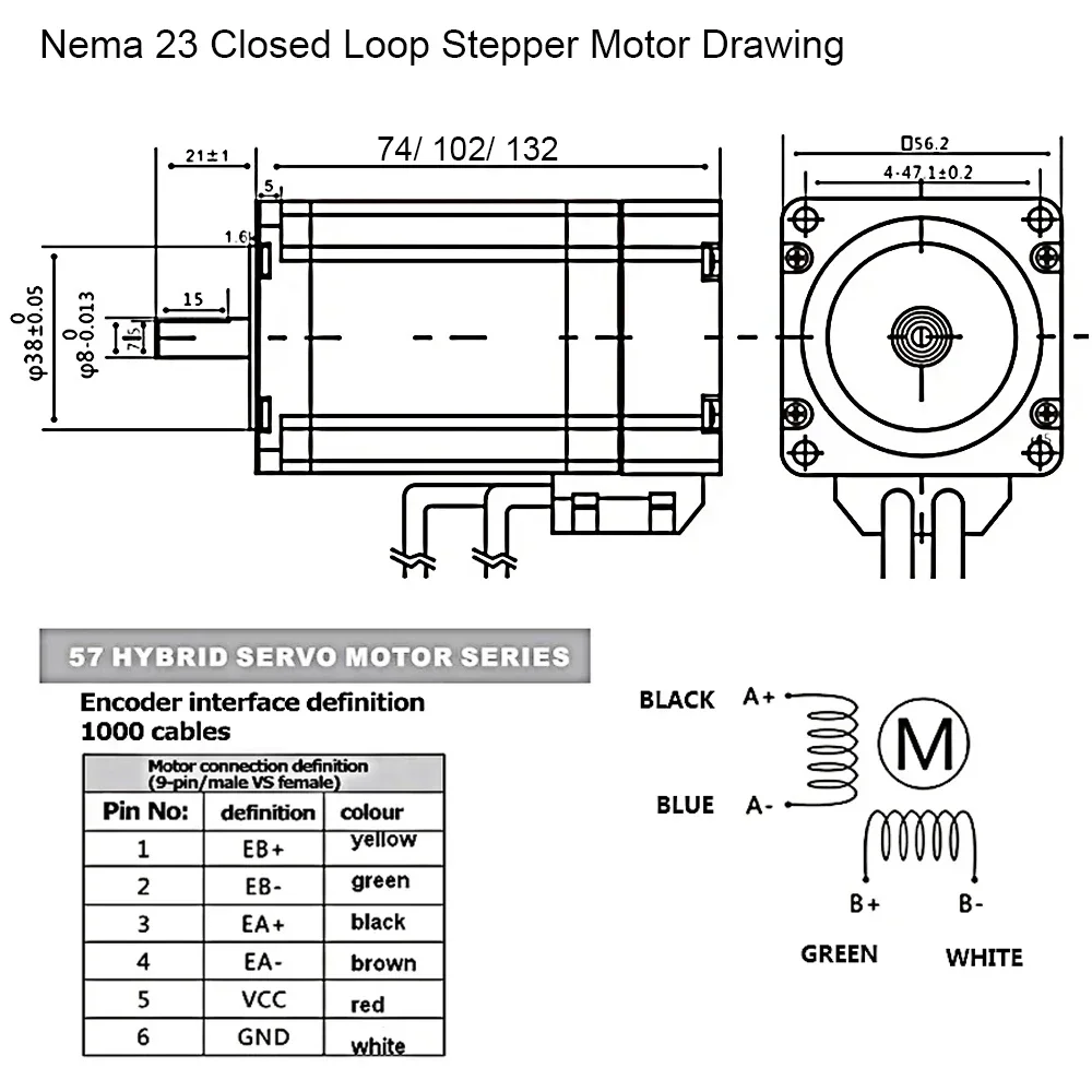 1/2/3/4/5軸キット Nema23クローズドループステ - Nema23 Stepper のレビューと価格