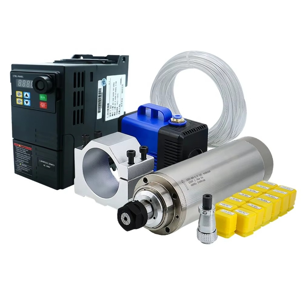 220V ER20 2.2kw 80mm水冷スピンドルモータ - Spindle Motor のレビューと価格