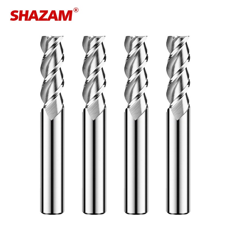 Shazam-タングステン鋼カーバイドフラットフライスカッタ - End Mill Set のレビューと価格