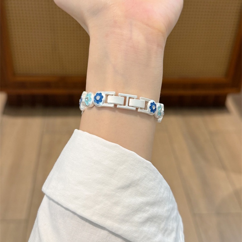 クリエイティブフラワーメタルブレスレットストラップ Huaw - Gt2 Belt のレビューと価格