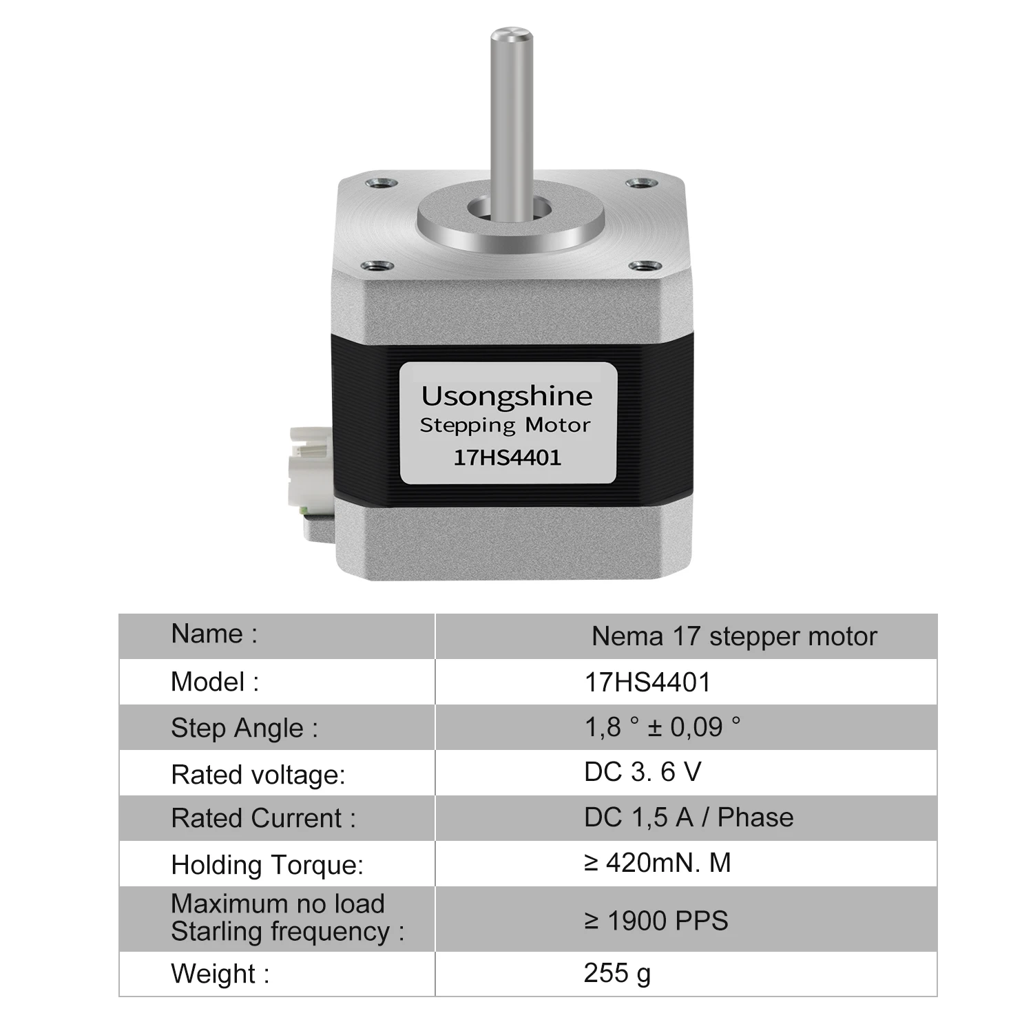 1/3/5 個 Nema17 ステッピングモーター 17HS - Stepper Motor Nema17 のレビューと価格