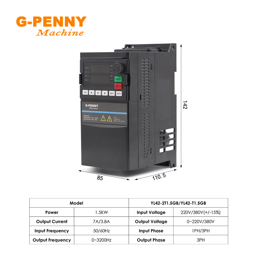G-PENNY 1.5KW ER11 65mm 水冷スピンド - Water Cooled Spindle のレビューと価格