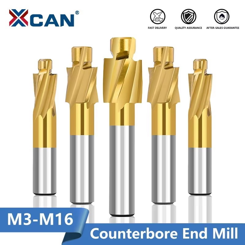 Xcanフライス盤M3-M16バリエンドミルブリキコーティン - End Mill Set のレビューと価格