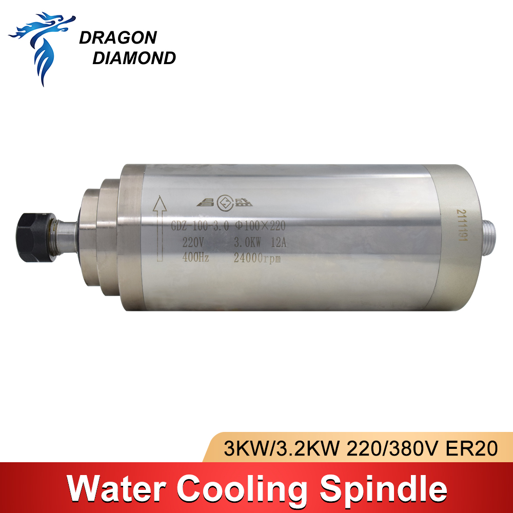 CNC工作機械用水冷スピンドルモーター,380V,7a,22 - Water Cooled Spindle のレビューと価格