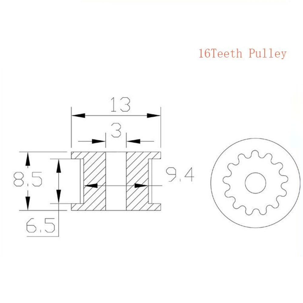GT2 アイドラータイミングプーリー 16/20 歯ホイール - Gt2 Pulley のレビューと価格