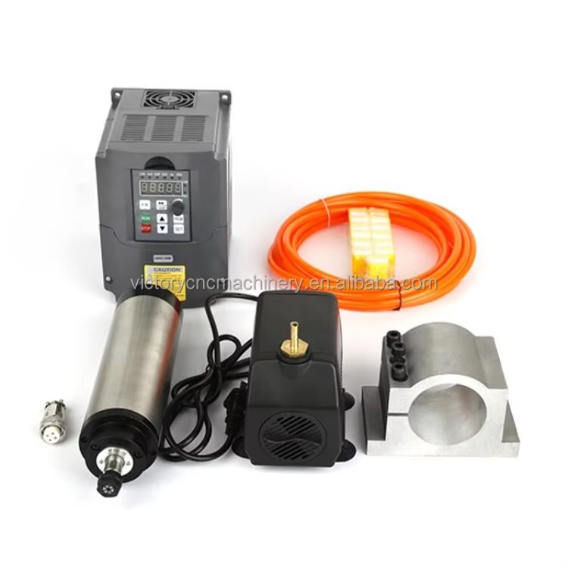 水冷工作機械スピンドルキット 1.5KW インバーター 65 - Water Cooled Spindle のレビューと価格