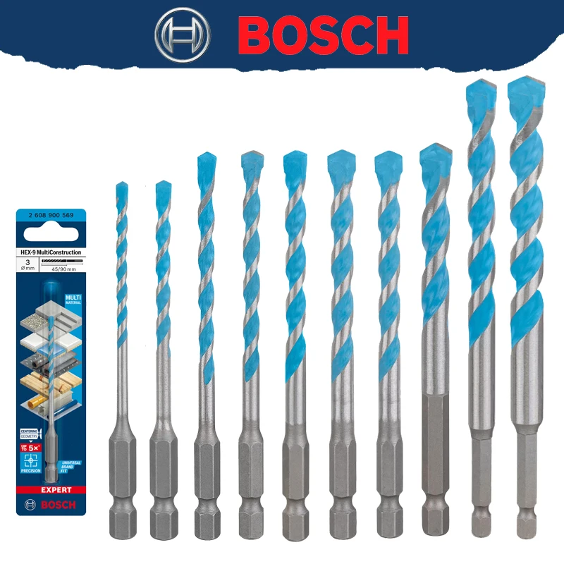 ボッシュエキスパート HEX-9 マルチコンストラクションド - Drill Bit Set のレビューと価格