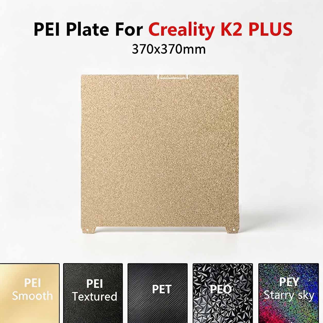 370x370mm ブラックフロストPEIビルドプレート 高 - Aluminium Profile 2020 のレビューと価格
