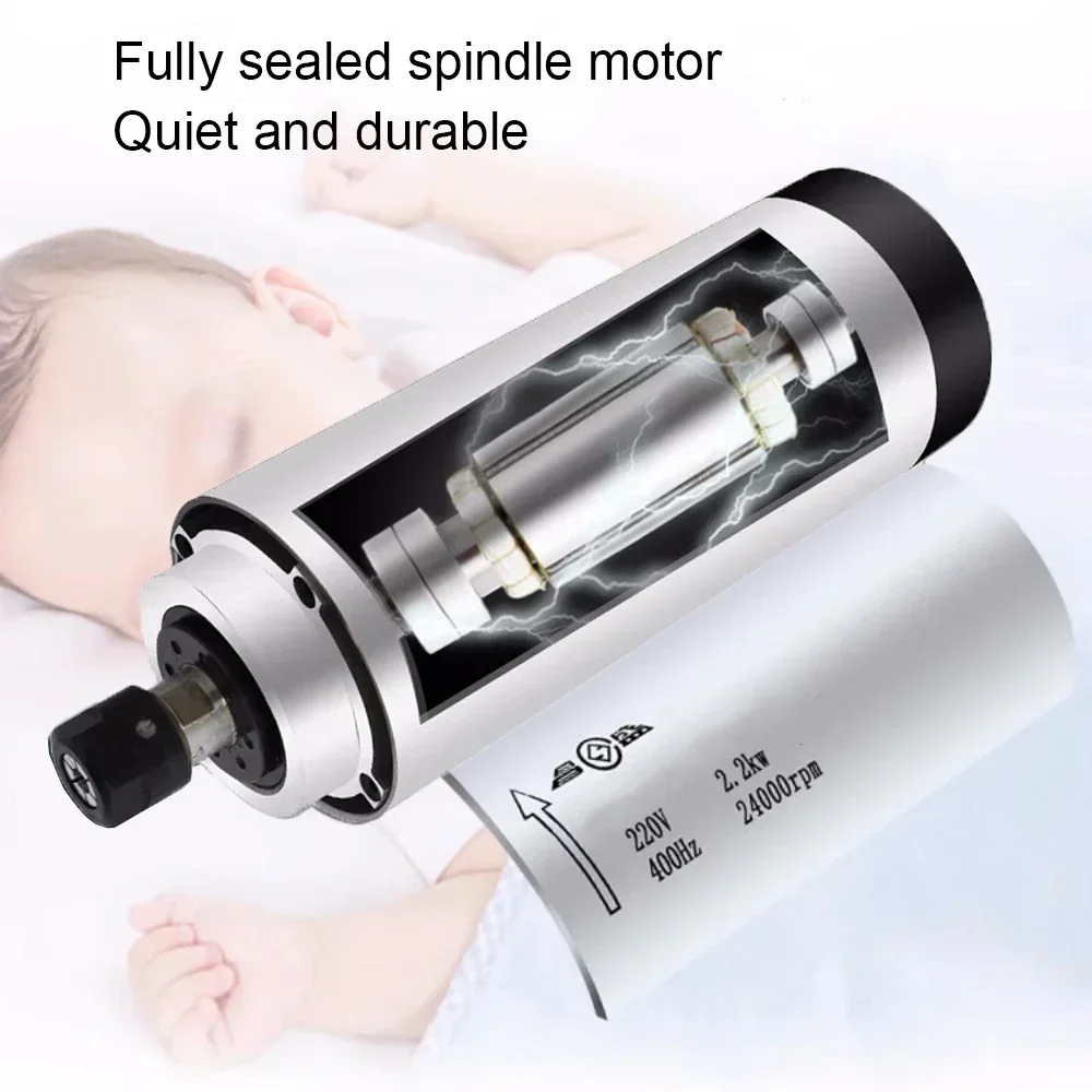 800W、1.5KW、2.2KW CNC空冷スピンドルモータ - Water Cooled Spindle のレビューと価格